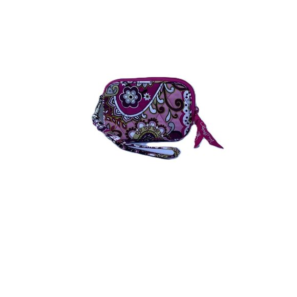 Vera Bradley Wristlet Very Berry Paisley - Picture 4 of 6